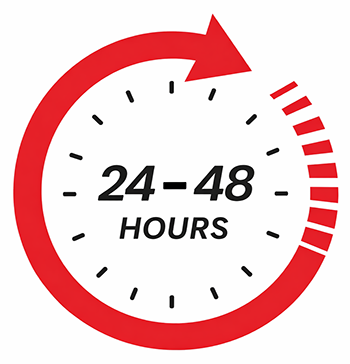 24 to 48 Hours - Countdown Clock